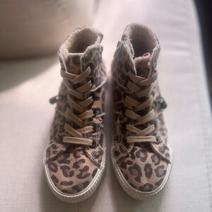 Leopard Blowfish Malibu kids zipper decor size 2